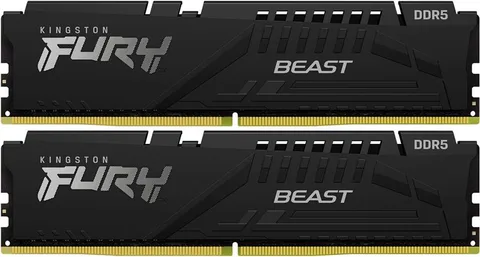 Оперативная память Kingston Fury Beast DDR5 2x16GB/6000 Black (KF560C36BBE2K2-32)