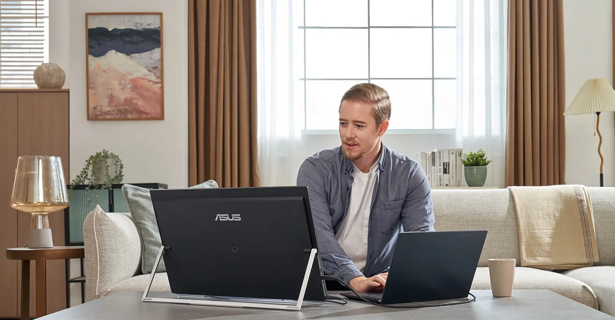 Монитор портативный Asus 23.8" ZenScreen MB249C (90LM0865-B01170) — фото 2