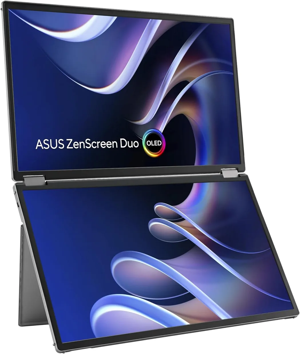 Монитор портативный Asus 2×14" ZenScreen Duo OLED MQ149CD (90LM0AKV-B01N70)
