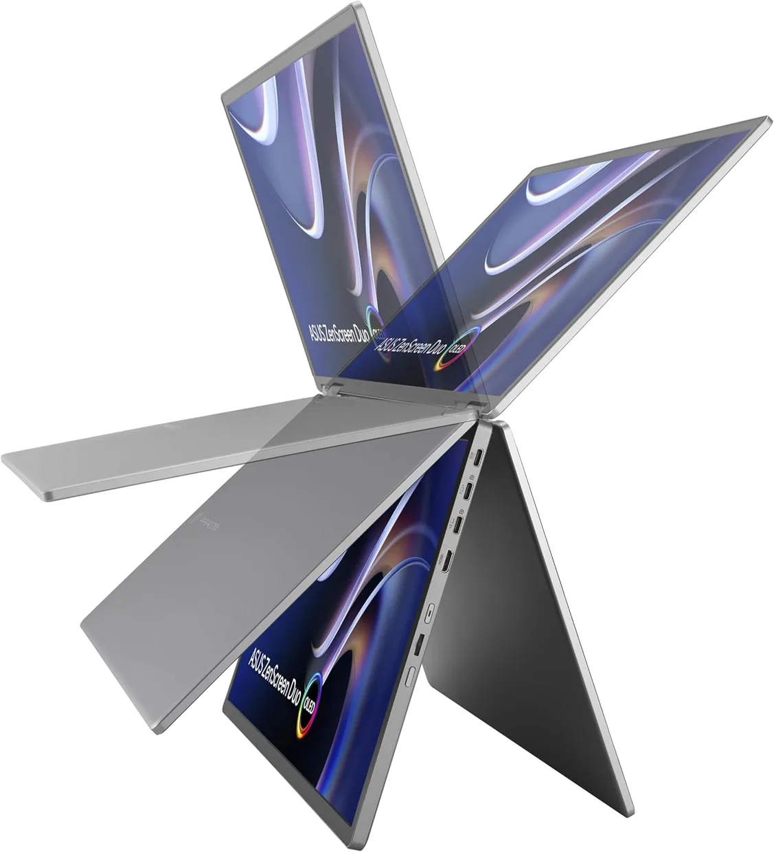 Монитор портативный Asus 2×14" ZenScreen Duo OLED MQ149CD (90LM0AKV-B01N70) — фото 4