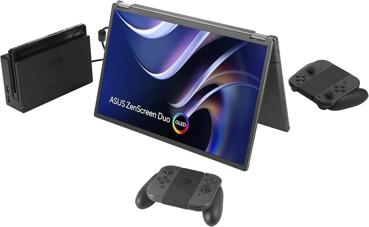 Монитор портативный Asus 2×14" ZenScreen Duo OLED MQ149CD (90LM0AKV-B01N70) — фото 11