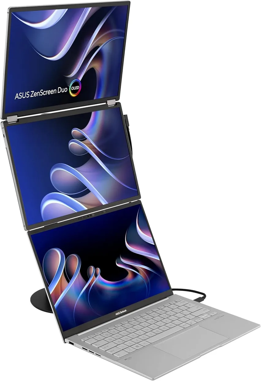 Монитор портативный Asus 2×14" ZenScreen Duo OLED MQ149CD (90LM0AKV-B01N70) — фото 18