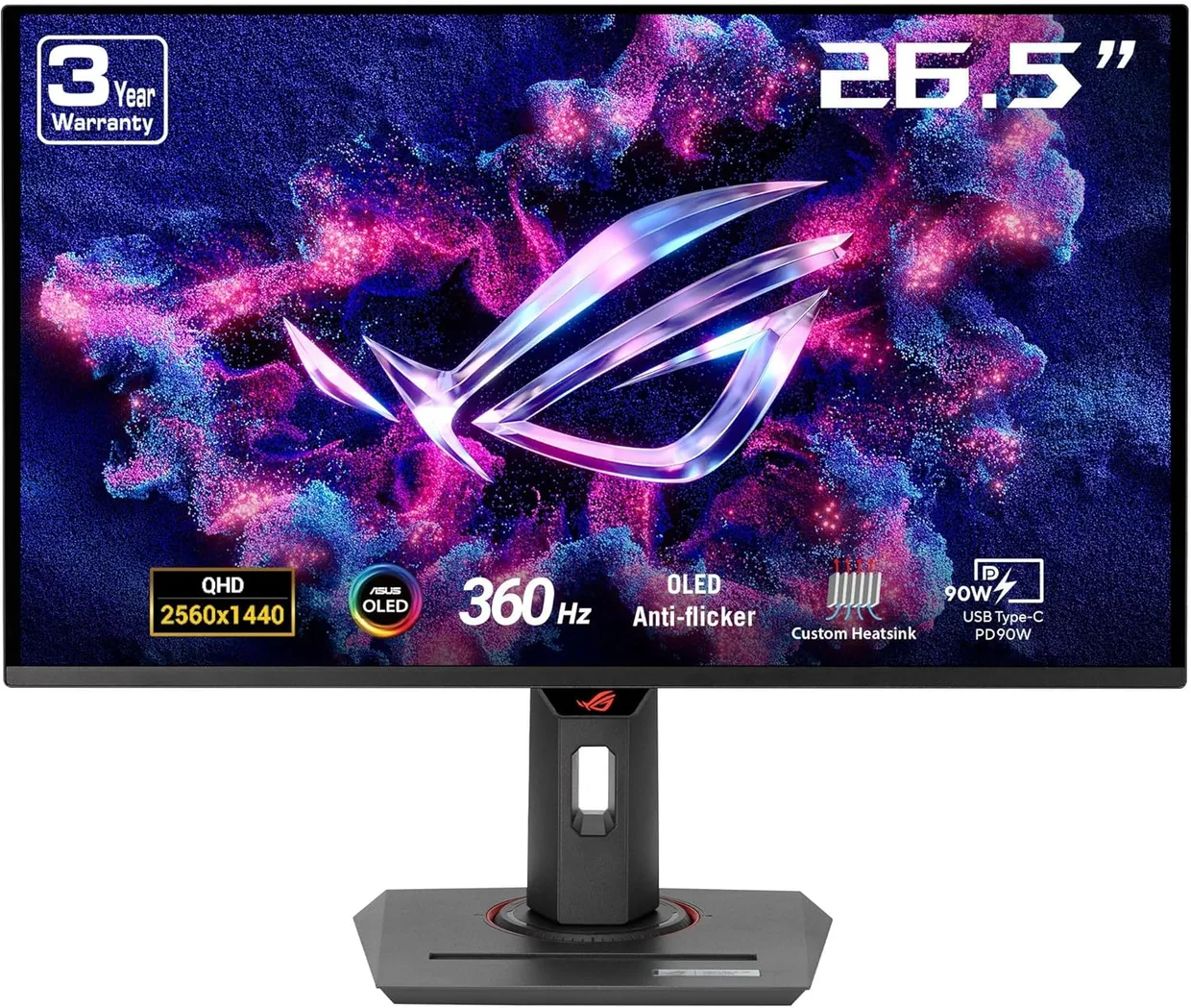 Монитор Asus 26.5" ROG Strix OLED XG27ACDNG (90LM0AN0-B01970)