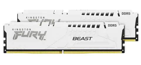 Оперативная память Kingston Fury Beast DDR5 2x16GB/6400 White (KF564C32BWEK2-32)