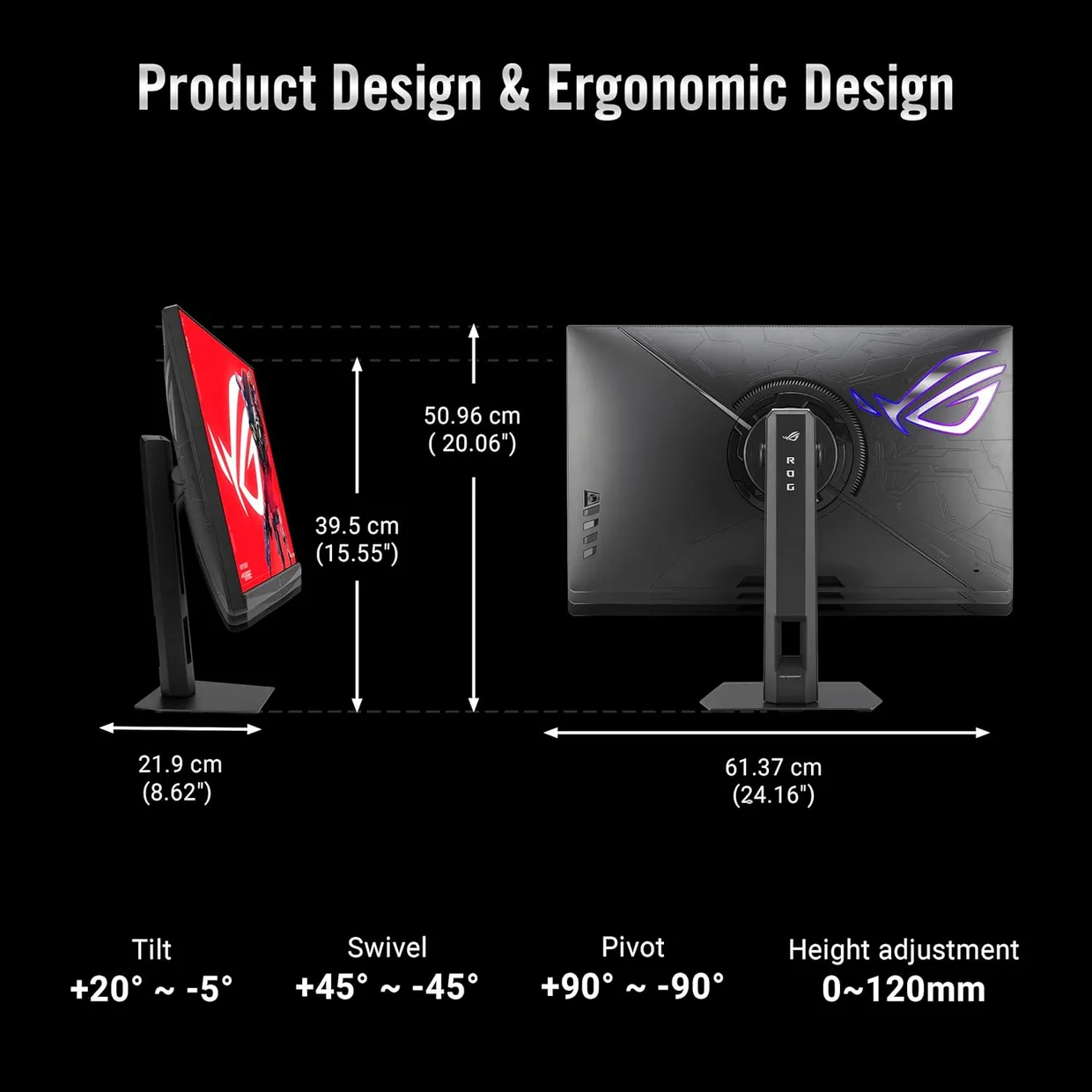 Монитор Asus 27" ROG Strix 5K XG27JCG (90LM0CE0-B01371) — фото 2