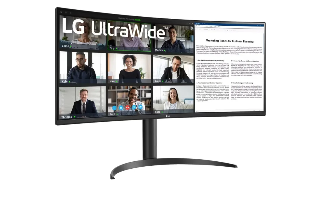 Монитор LG 34" UltraWide 34WR55QK-B — фото 2