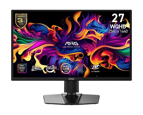 Монитор MSI 26.5" MAG 272QP QD-OLED X24 (9S6-3CF89A-001)