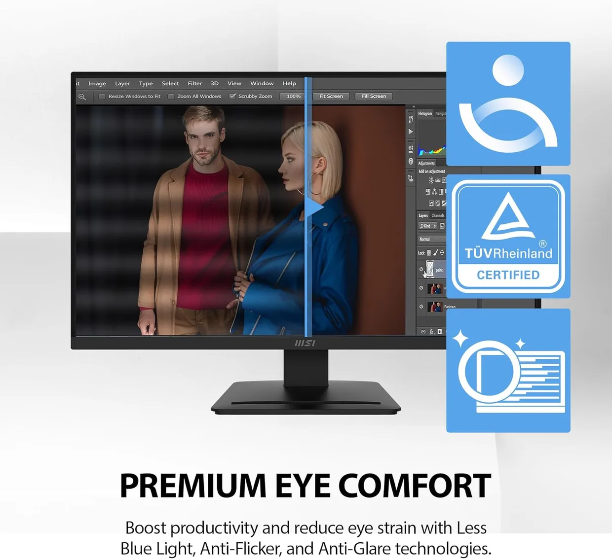 Монитор MSI 27" PRO MP273 E14A (9S6-3PB4CH-250) — фото 6
