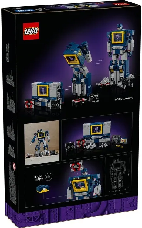 Конструктор LEGO Icons Transformers: Саундвейв (10358) — фото 11