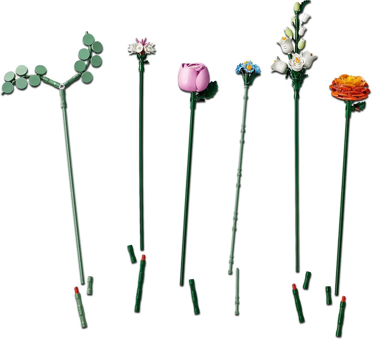 Конструктор LEGO Botanicals Милый розовый букет цветов (10342) — фото 10