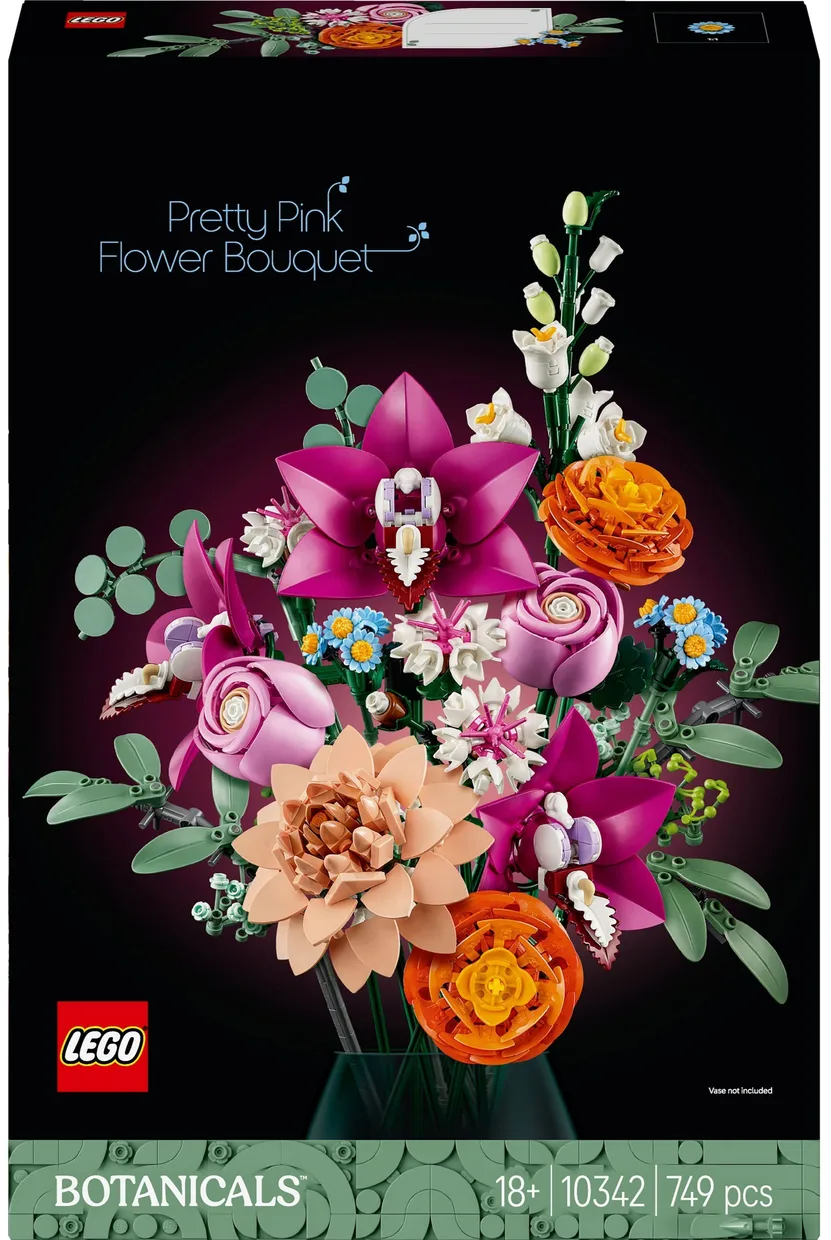 Конструктор LEGO Botanicals Милый розовый букет цветов (10342) — фото 13
