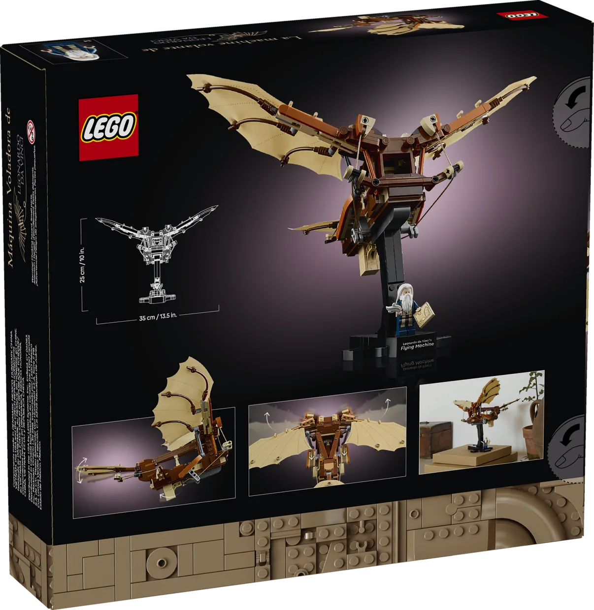 Конструктор LEGO Icons Летательный аппарат Леонардо да Винчи (10363) — фото 9