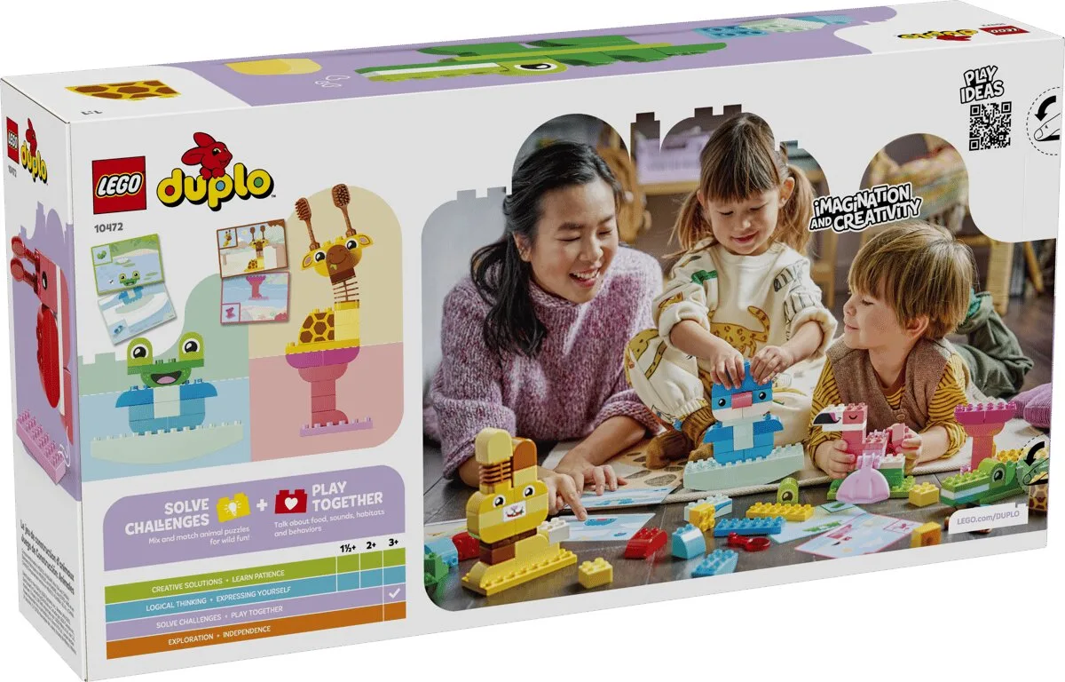 Конструктор LEGO DUPLO Игра с построением животных (10472) — фото 8