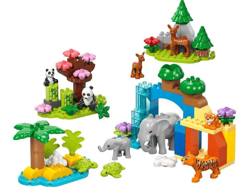 Конструктор LEGO DUPLO Семейства диких животных 3 в 1 (10446) — фото 4