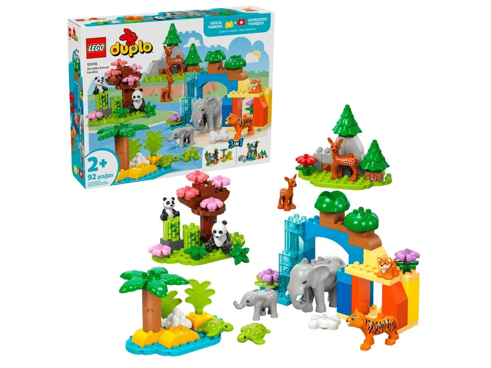 Конструктор LEGO DUPLO Семейства диких животных 3 в 1 (10446) — фото 8