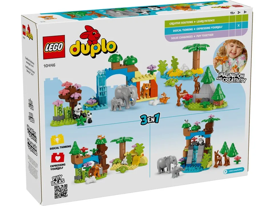Конструктор LEGO DUPLO Семейства диких животных 3 в 1 (10446) — фото 9
