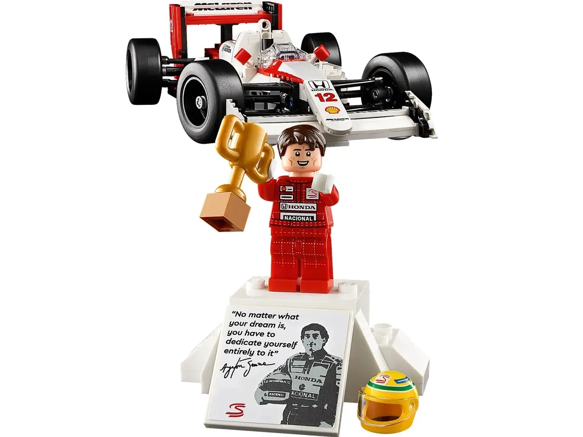 Конструктор LEGO Icons McLaren MP4/4 и Айртон Сенна (10330) — фото 4