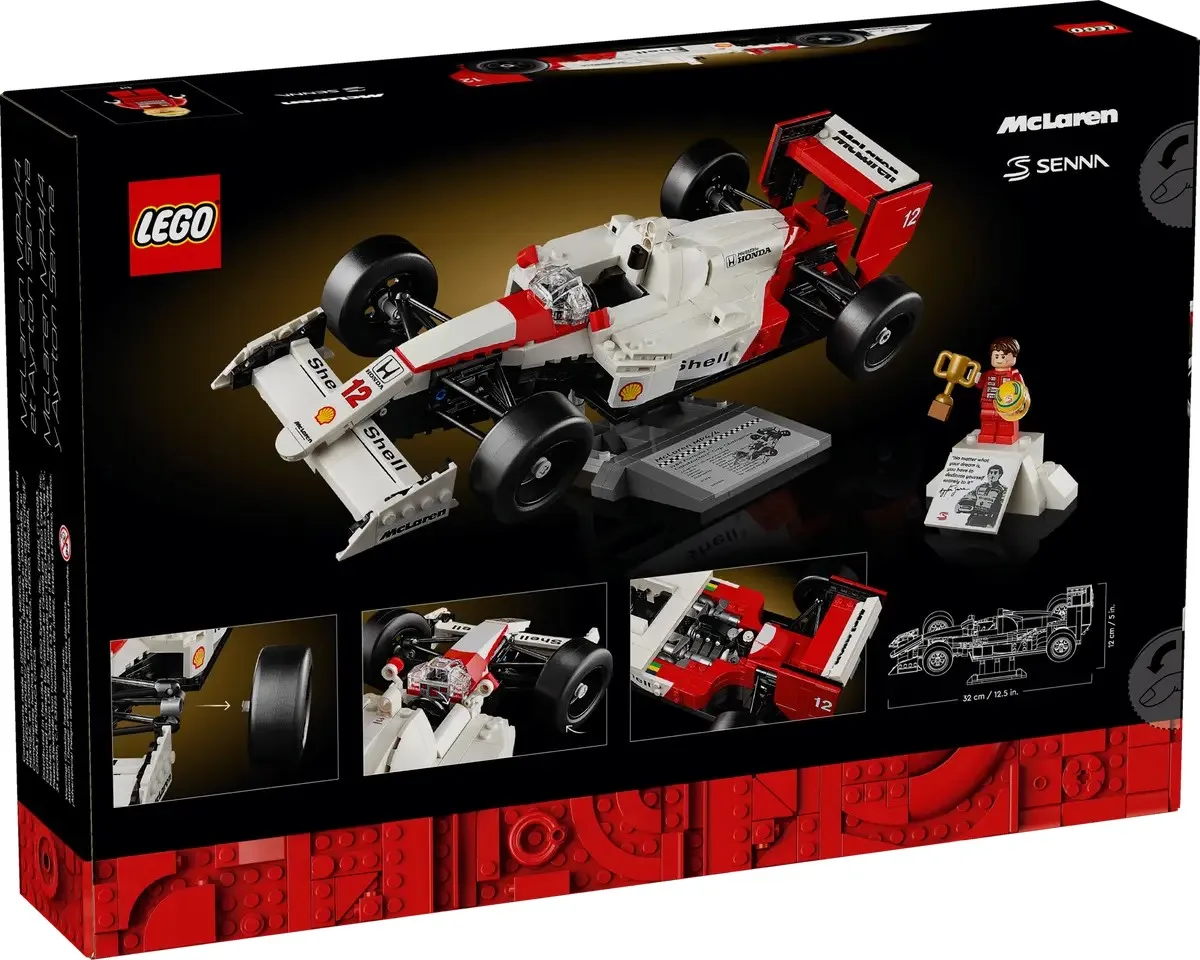Конструктор LEGO Icons McLaren MP4/4 и Айртон Сенна (10330) — фото 10
