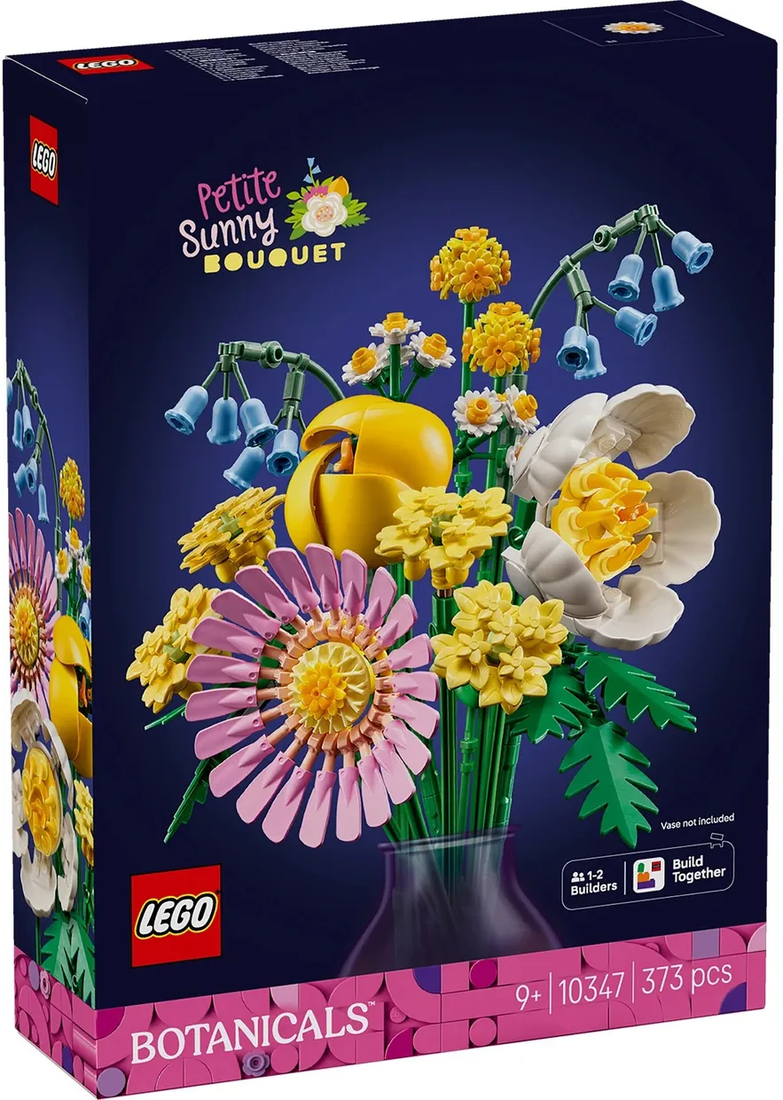 Конструктор LEGO Botanicals Миниатюрный солнечный букет (10347) — фото 8
