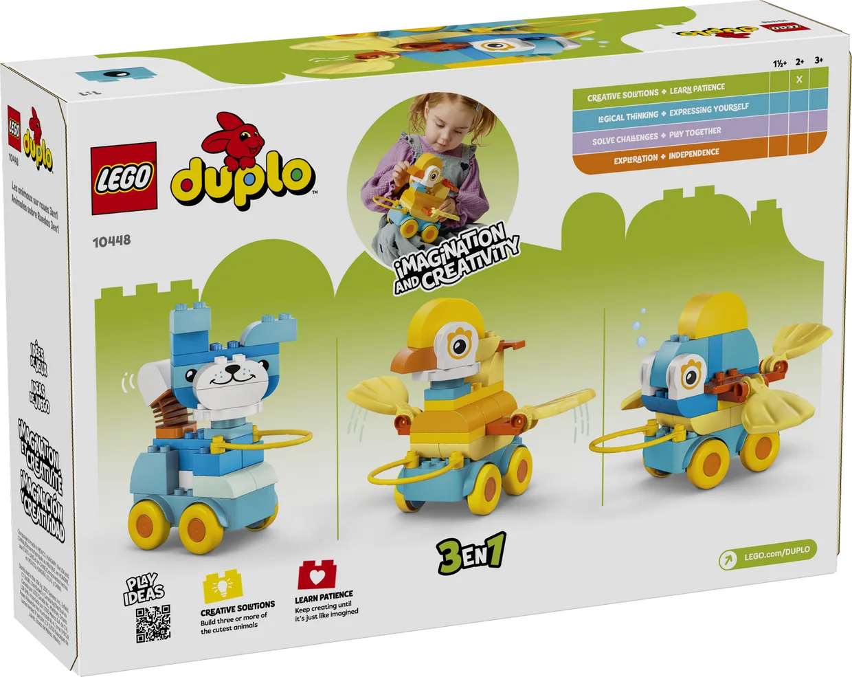 Конструктор LEGO DUPLO Животные на колёсах 3 в 1 (10448) — фото 10