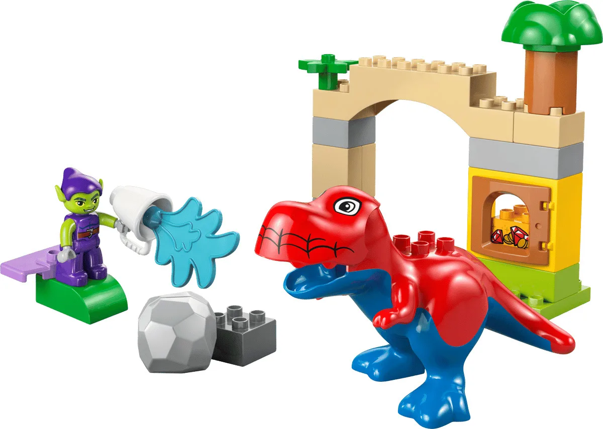 Конструктор LEGO DUPLO Динозавр Spidey-Rex против Зелёного Гоблина (10463)