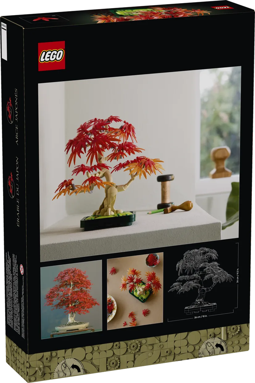 Конструктор LEGO Botanicals Бонсай из японского красного клёна (10348) — фото 9