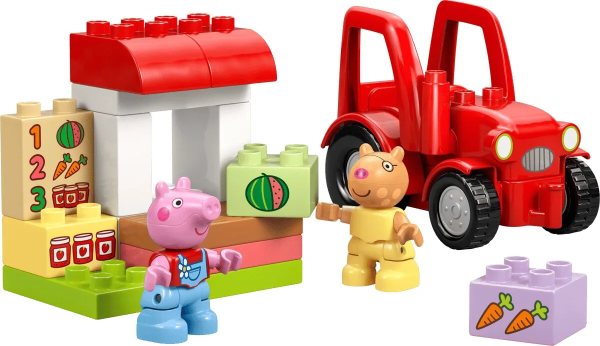 Конструктор LEGO DUPLO Peppa Pig Трактор і ринок (10468)
