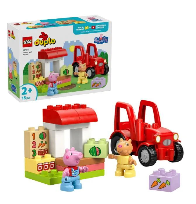 Конструктор LEGO DUPLO Peppa Pig Трактор і ринок (10468) — фото 9