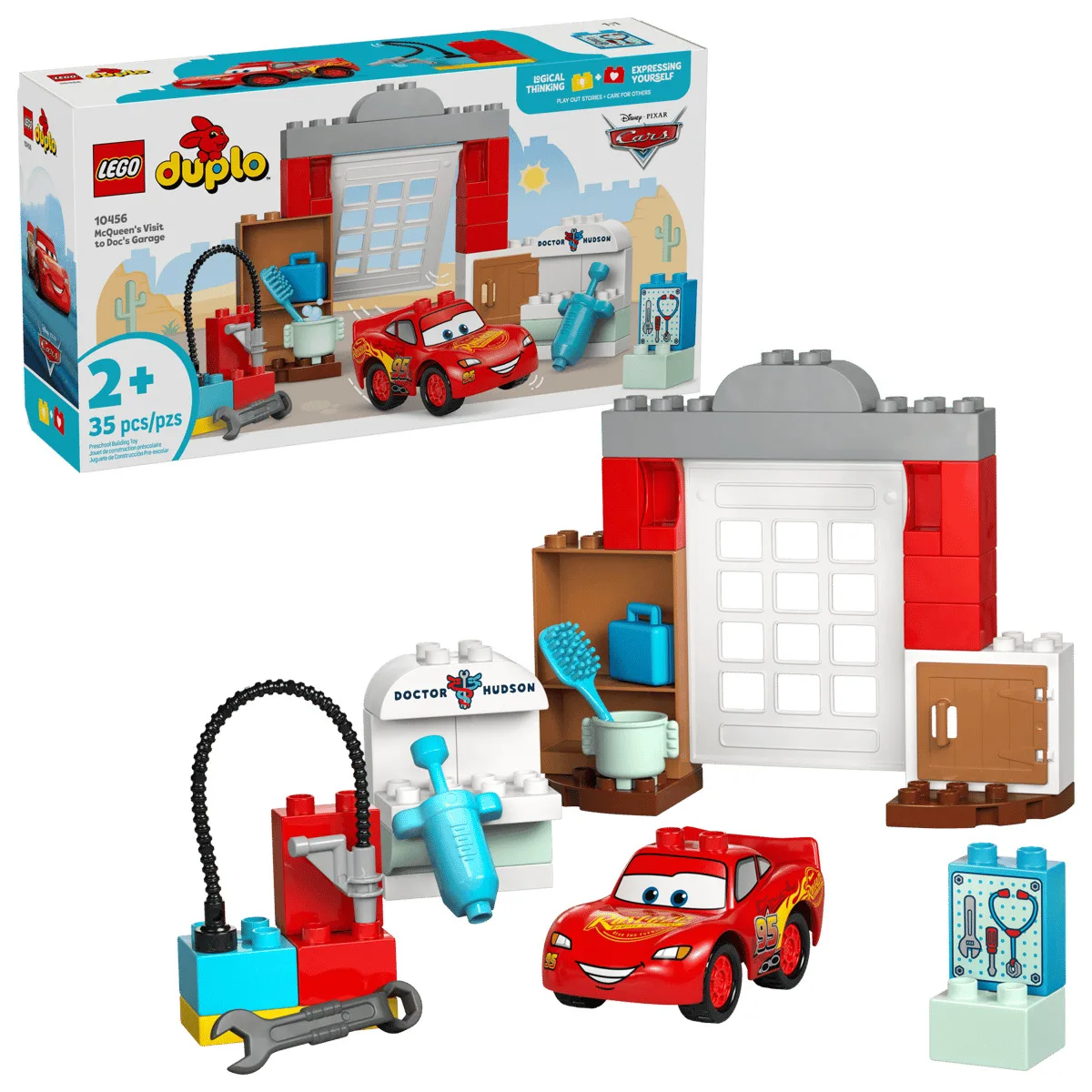 Конструктор LEGO DUPLO Disney Візит МакКвіна в гараж Дока (10456) — фото 8