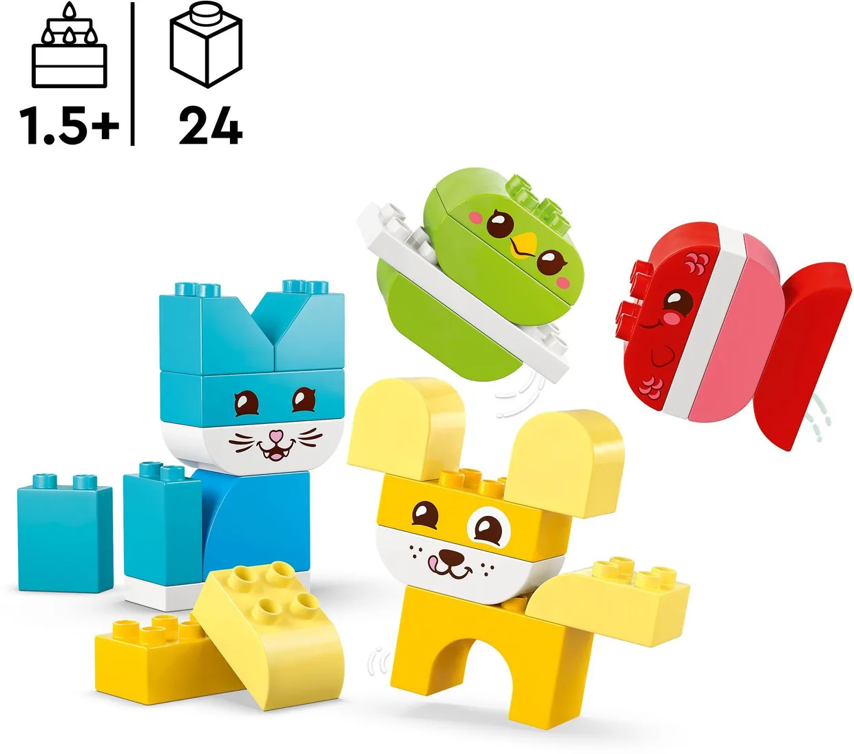 Конструктор LEGO DUPLO Чудесные творческие домашние питомцы 3 в 1 (10477)