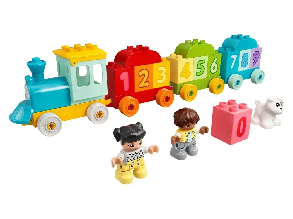 Конструктор LEGO DUPLO Поезд с цифрами – учимся считать (10954)