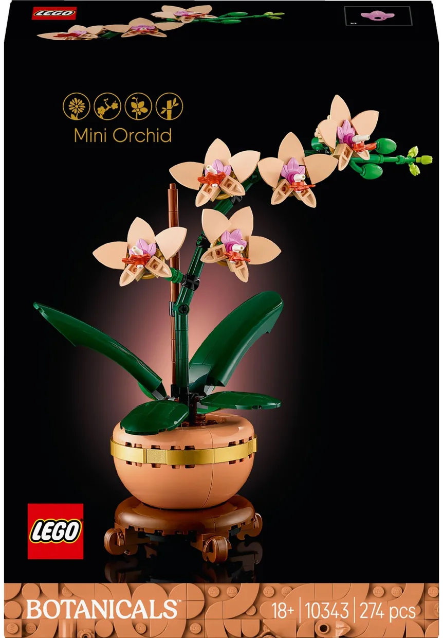 Конструктор LEGO Botanicals Мини-орхидея (10343) — фото 11