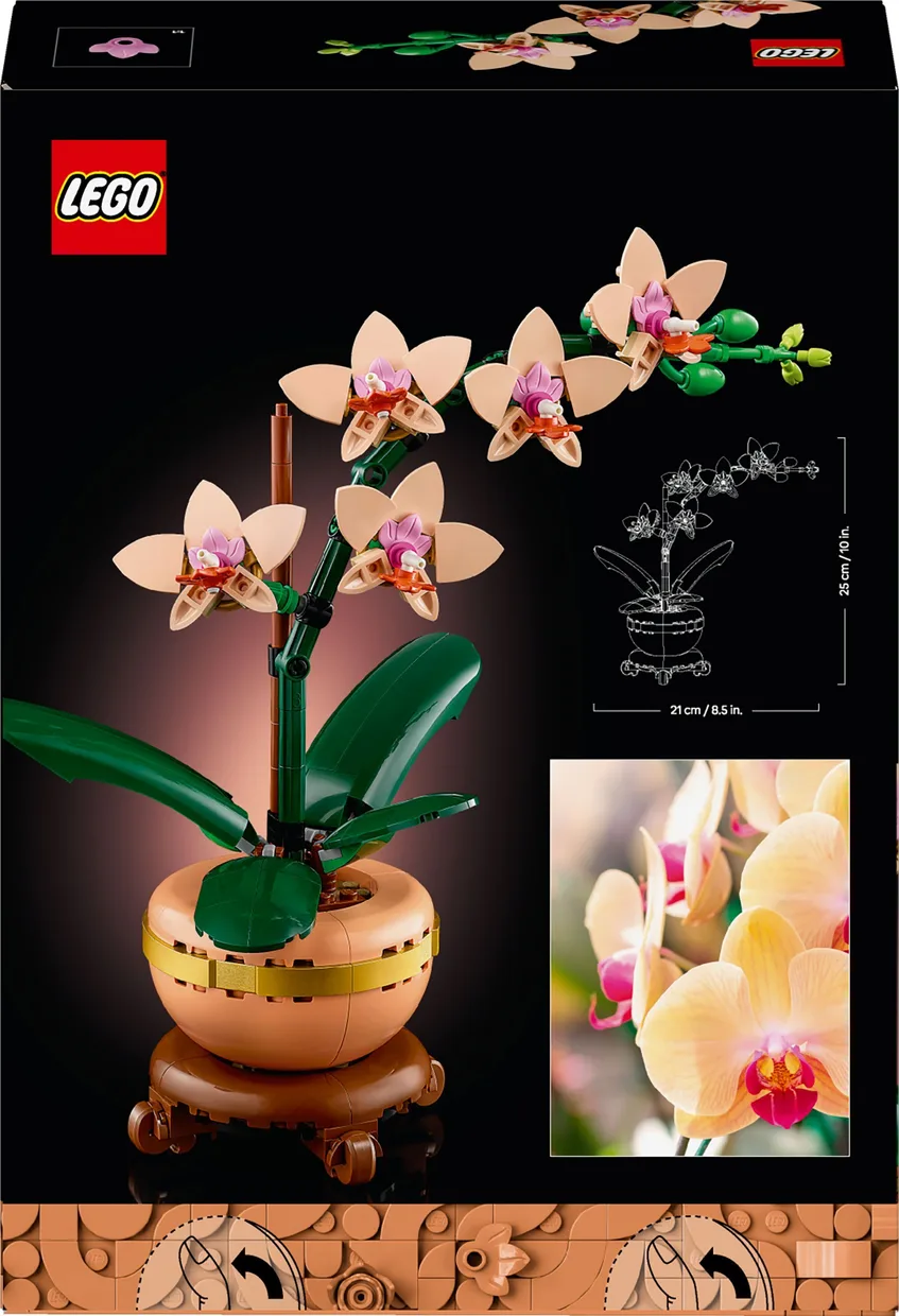 Конструктор LEGO Botanicals Мини-орхидея (10343) — фото 12