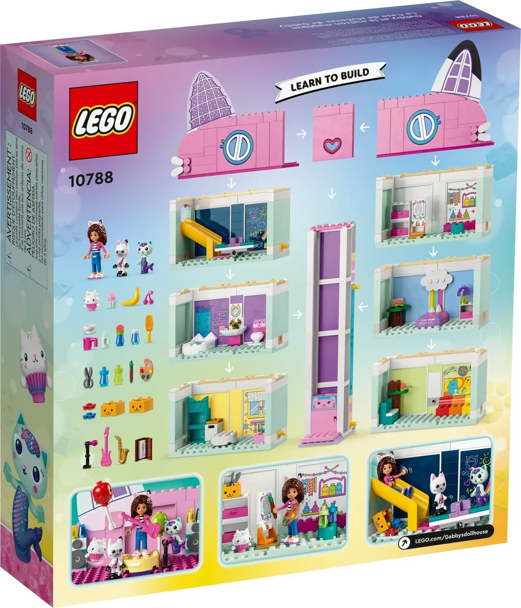 Конструктор LEGO Gabby's Dollhouse Ляльковий будиночок Ґаббі (10788) — фото 8