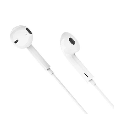 Наушники HOCO M101 Crystal joy wire-controlled earphones with microphone White (6931474782342)