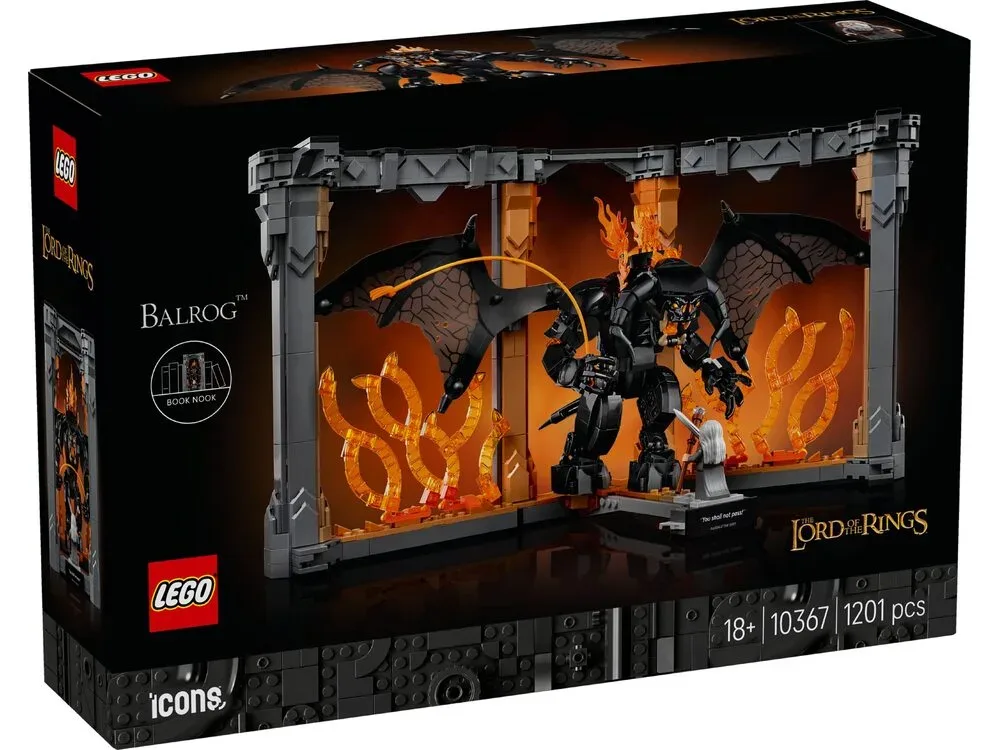 Конструктор LEGO Icons Володар перснів: Балроґ. Книжковий куточок (10367) — фото 11