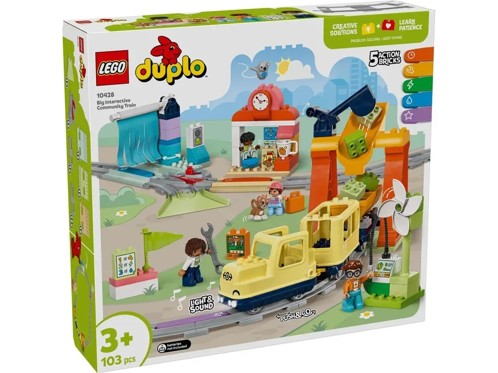 Конструктор LEGO DUPLO Большой интерактивный общественный поезд (10428) — фото 7