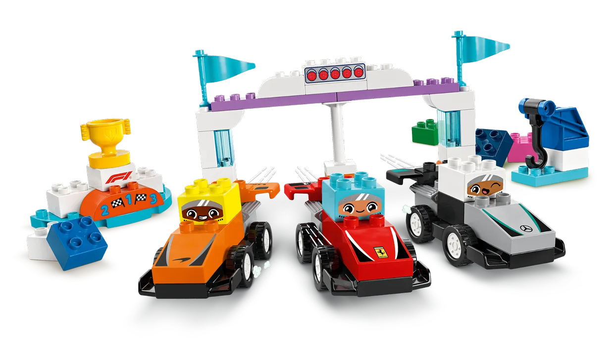 Конструктор LEGO DUPLO Болиды и пилоты команд F1 (10445) — фото 2