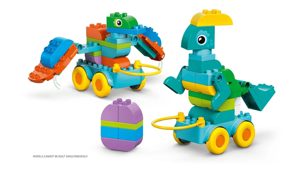 Конструктор LEGO DUPLO Динозавры на колёсах 3 в 1 (10451) — фото 2