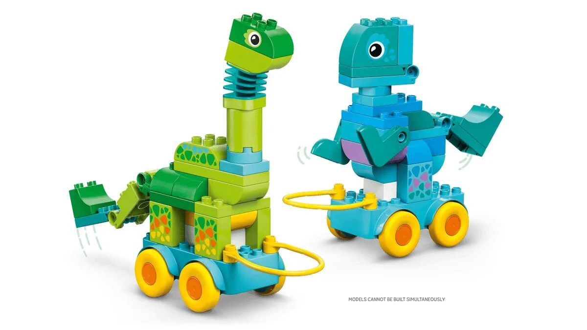 Конструктор LEGO DUPLO Динозавры на колёсах 3 в 1 (10451) — фото 3