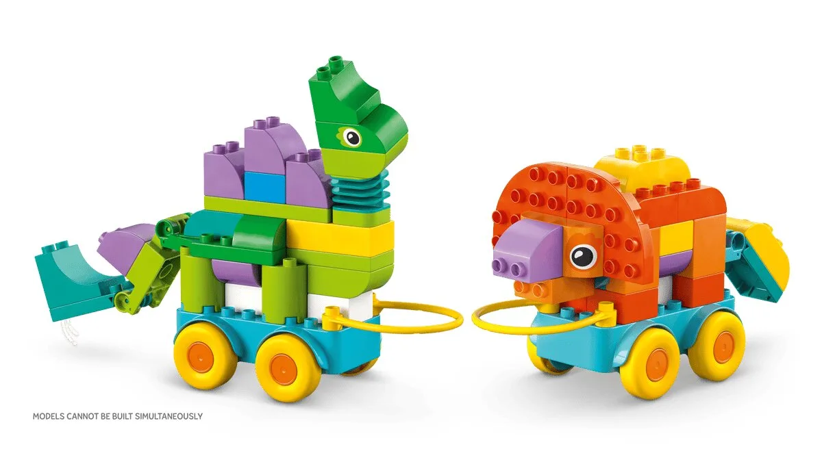 Конструктор LEGO DUPLO Динозавры на колёсах 3 в 1 (10451) — фото 4