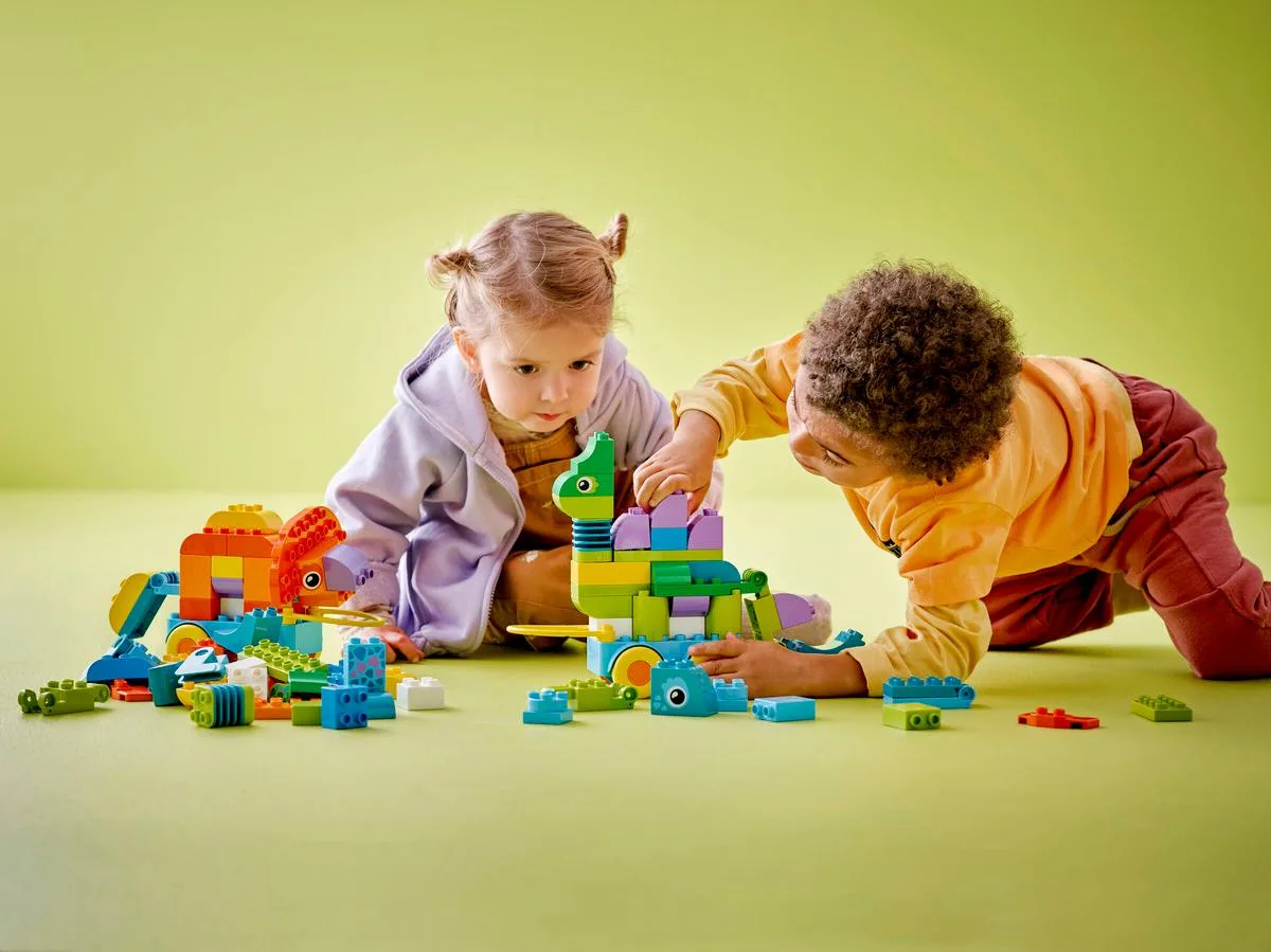 Конструктор LEGO DUPLO Динозавры на колёсах 3 в 1 (10451) — фото 5