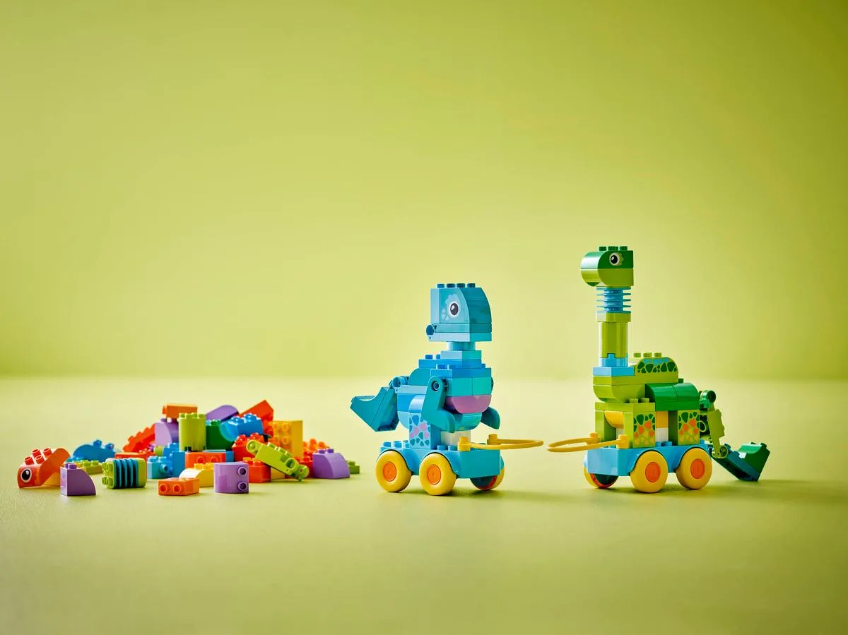 Конструктор LEGO DUPLO Динозавры на колёсах 3 в 1 (10451) — фото 8
