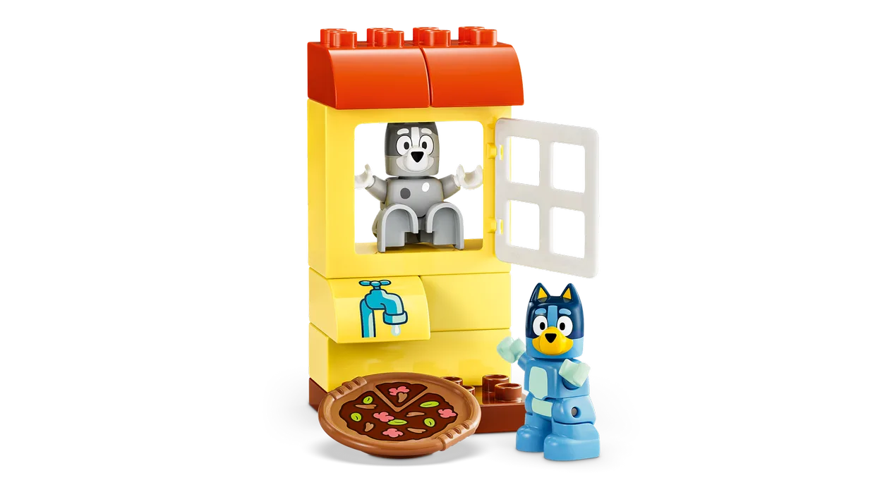 Конструктор LEGO DUPLO Bluey «Пиццерия» с Маффин и Блуи (10469) — фото 3