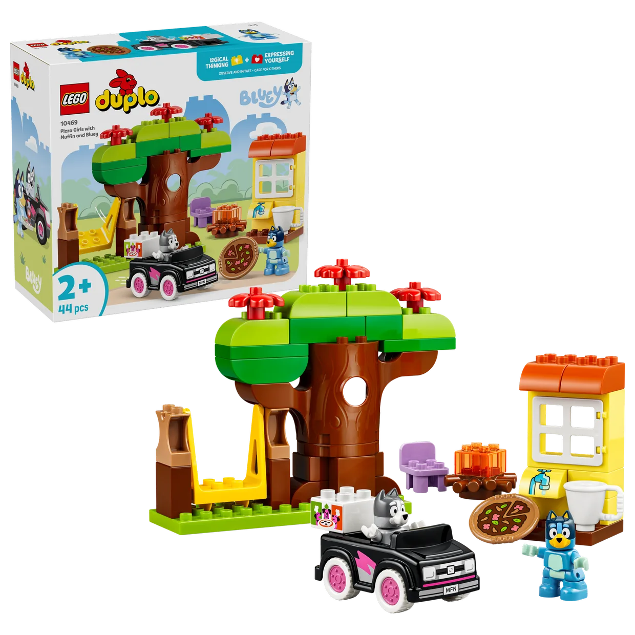 Конструктор LEGO DUPLO Bluey «Пиццерия» с Маффин и Блуи (10469) — фото 8