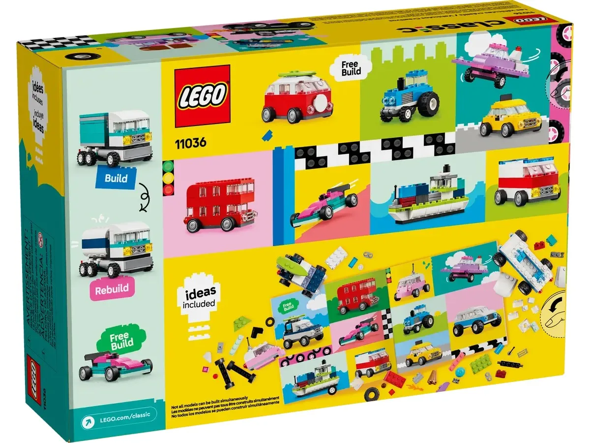 Конструктор LEGO Classic Творческие транспортные средства (11036) — фото 13