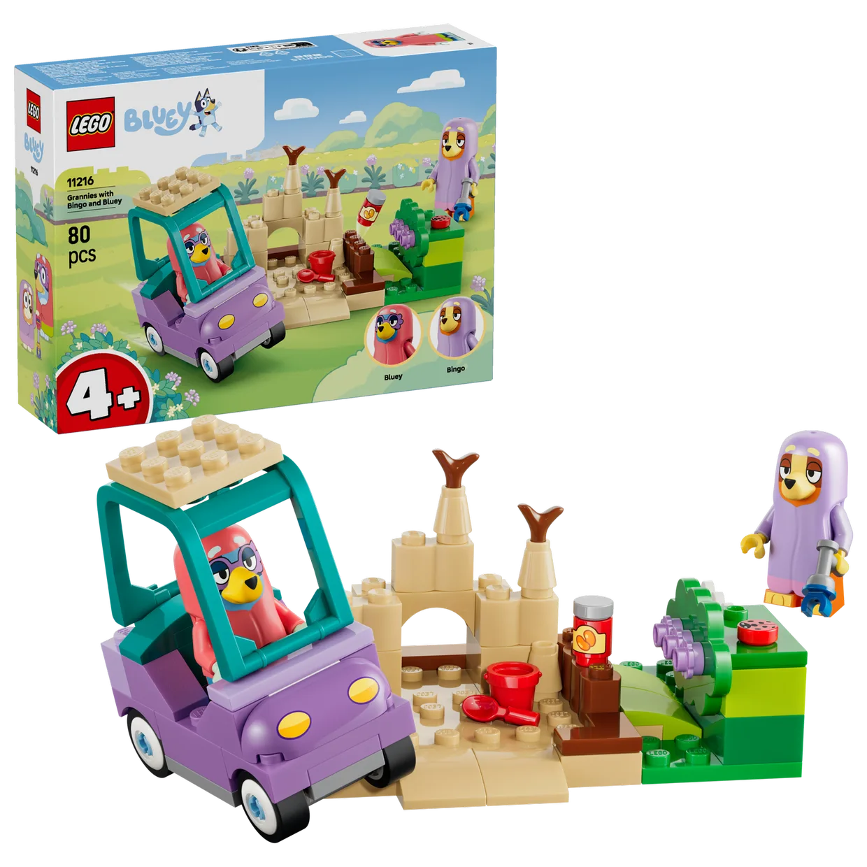 Конструктор LEGO Bluey «Бабушки» с Бинго и Блуи (11216) — фото 9
