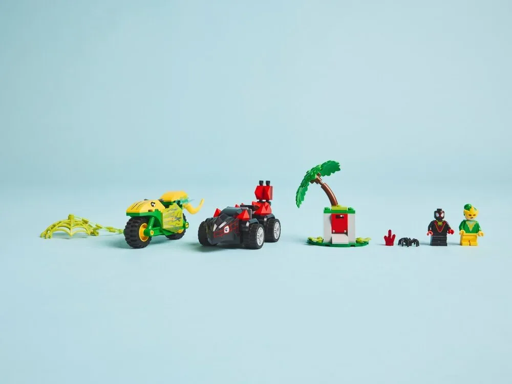Конструктор LEGO Marvel Spidey Погоня Спина и Электро на машинах-динозаврах (11198) — фото 5