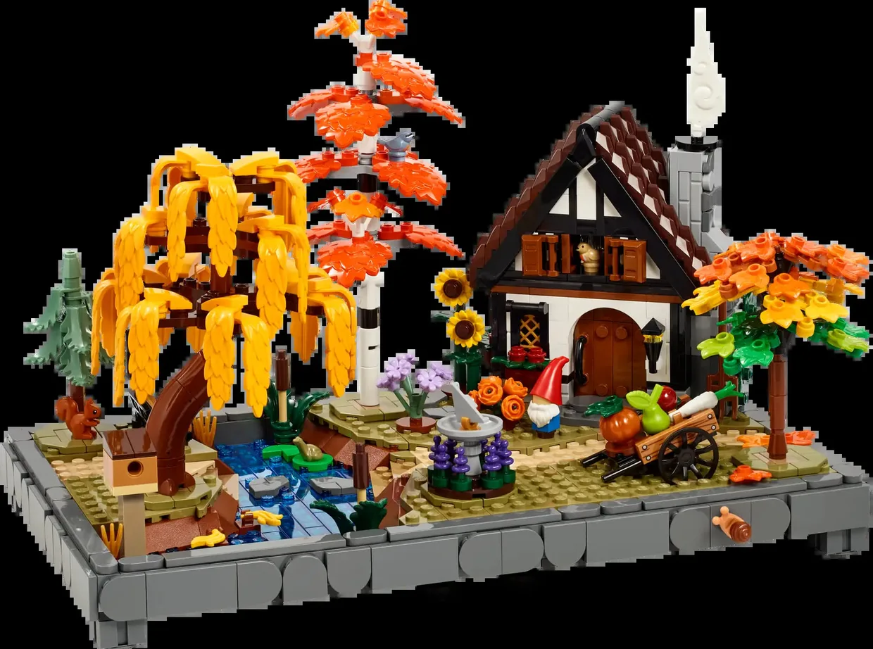 Конструктор LEGO Icons Осенний сад у коттеджа (11372)