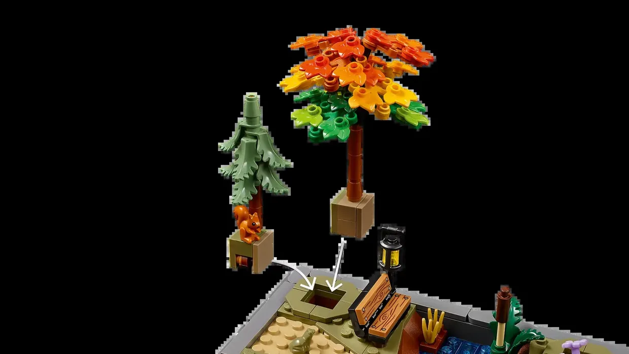Конструктор LEGO Icons Осенний сад у коттеджа (11372) — фото 5